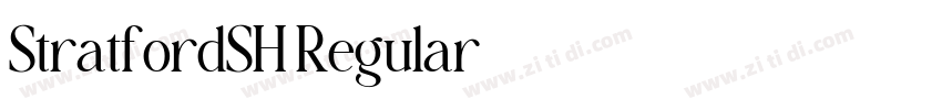 StratfordSH Regular字体转换 StratfordSH Regular字体转换